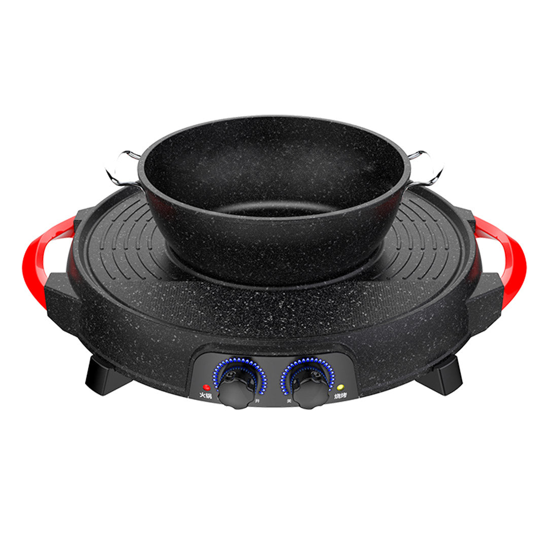 SOGA 2 in 1 Electric Non-Stick BBQ Teppanyaki Grill Plate