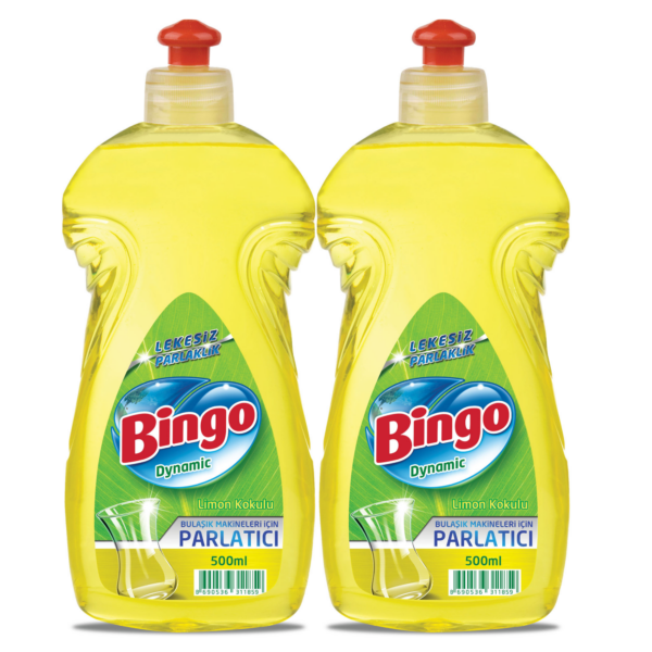 5040729-2 (2 x Bingo Dynamic Rinse Aid Lemon 500ml)