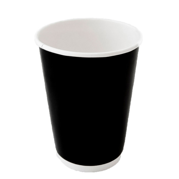 C-HC0681 (Capri Takeaway Cool Double Wall Coffee Cup Black 12oz)