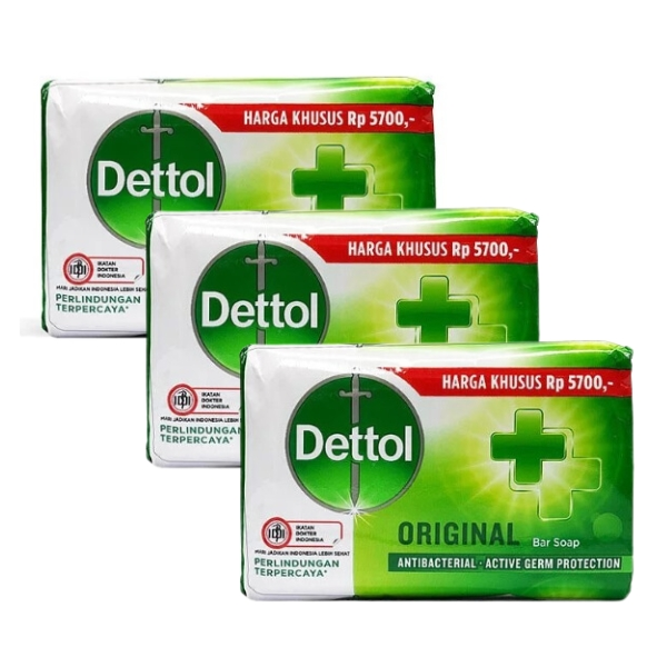 3257529 (Dettol Original Antibacterial Bar Soap 3 x 1000g)